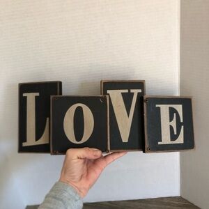 Rustic LOVE Wooden Decor Sign